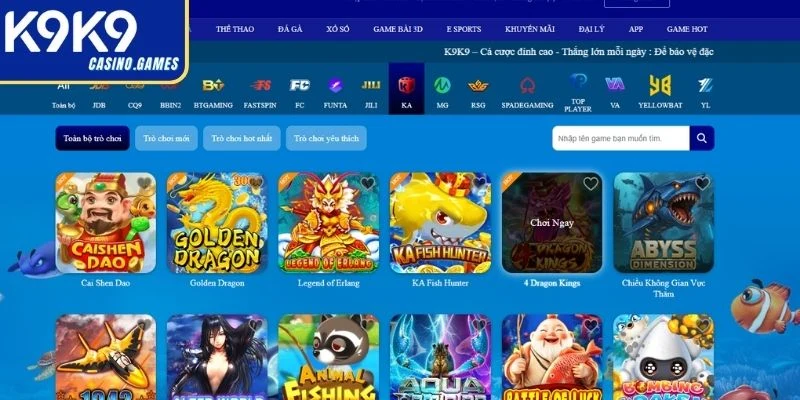 KA Gaming – Phong cách bắn cá quốc tế