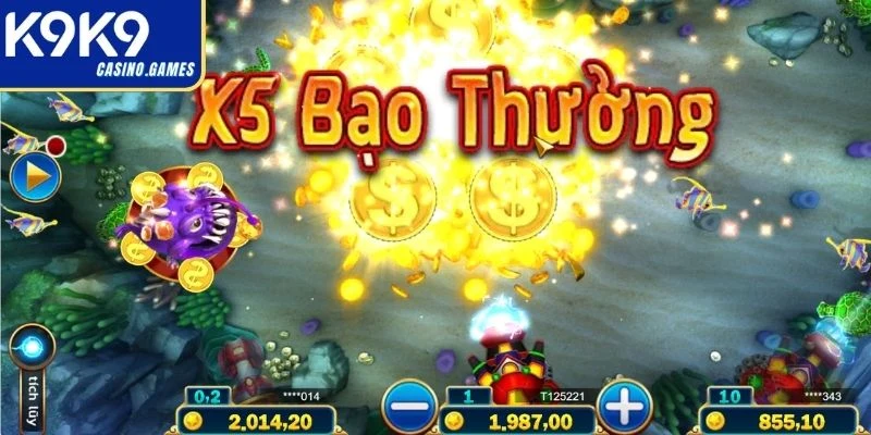 Mẹo bắn cá bằng bắn đạn chéo